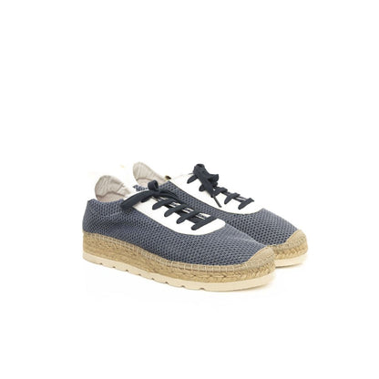 Cerruti 1881 Blå Kalveskinds Herre Sneaker