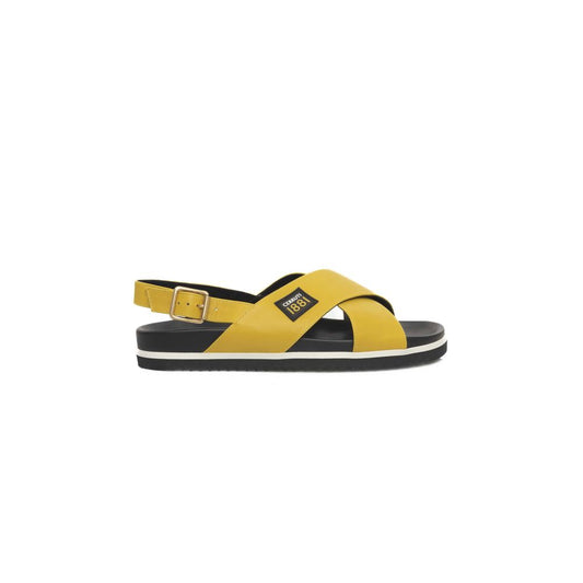 Cerruti 1881 Gul Kalveskinds Sandal til Kvinder