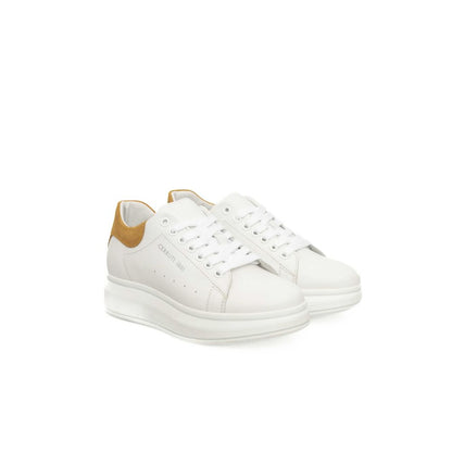 Cerruti 1881 Hvid Læder Dame Sneaker