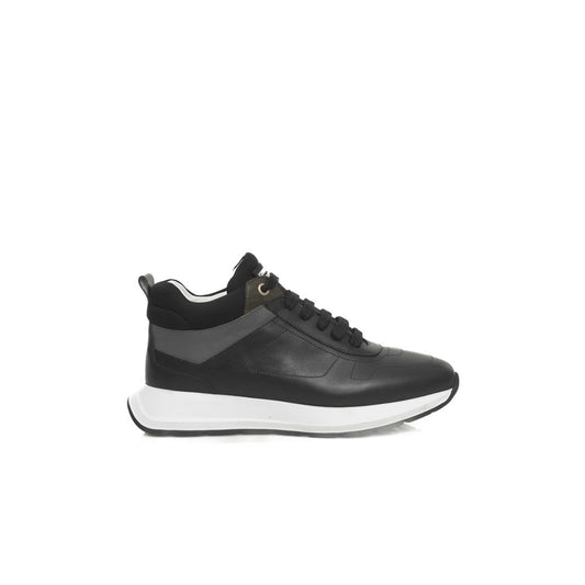 Cerruti 1881 sort lædersneaker til kvinder