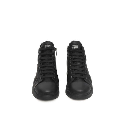Cerruti 1881 sort lædersneaker til kvinder