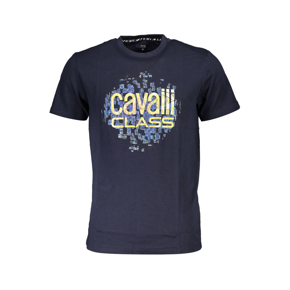 Cavalli klasse blå bomuld T-shirt