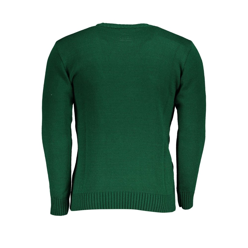 US Grand Polo Green Stof Sweater