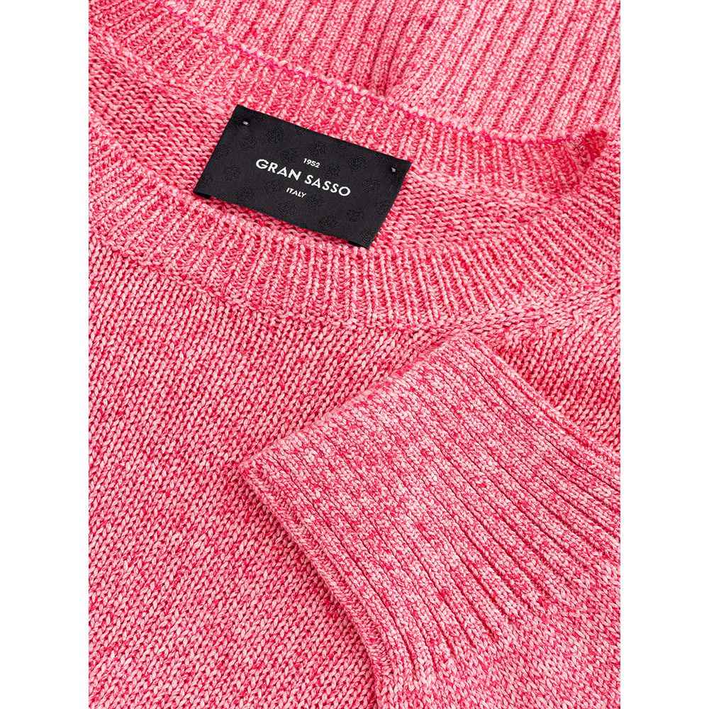 Gran Sasso Pink Cotton Sweater