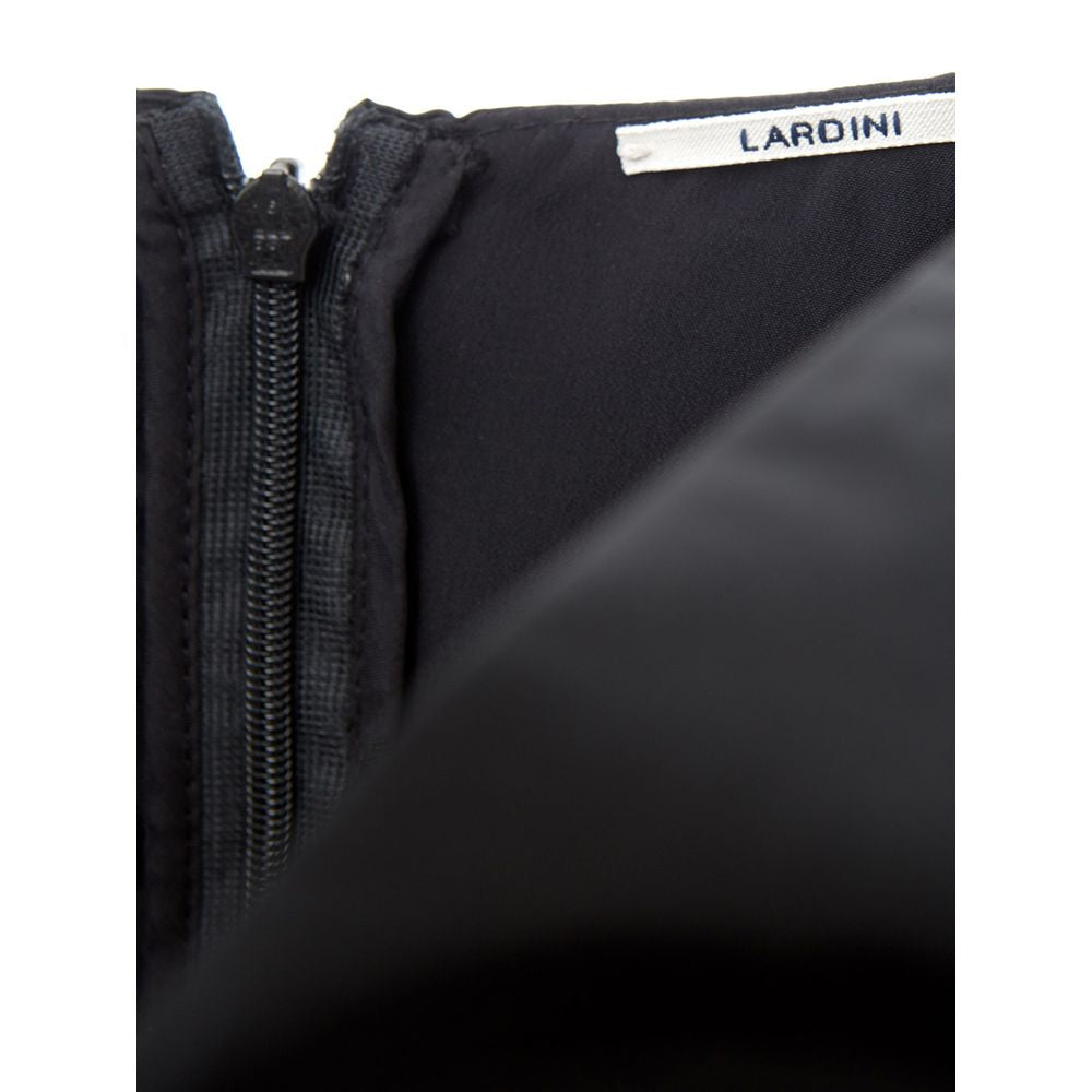 Lardini Elegant sort polyesterkjole