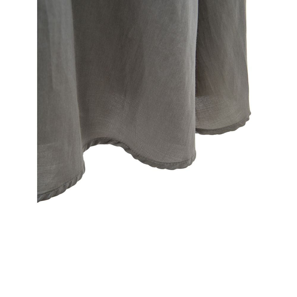 Lardini Elegant Silk Grey Kjole - Tidløs Elegance