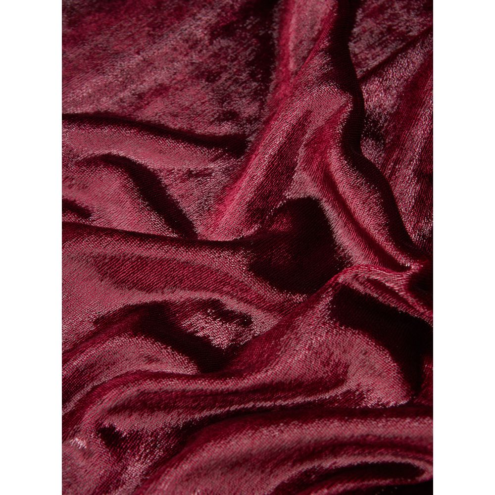 Elegant Bordeaux Polyester Kjole fra Lardini