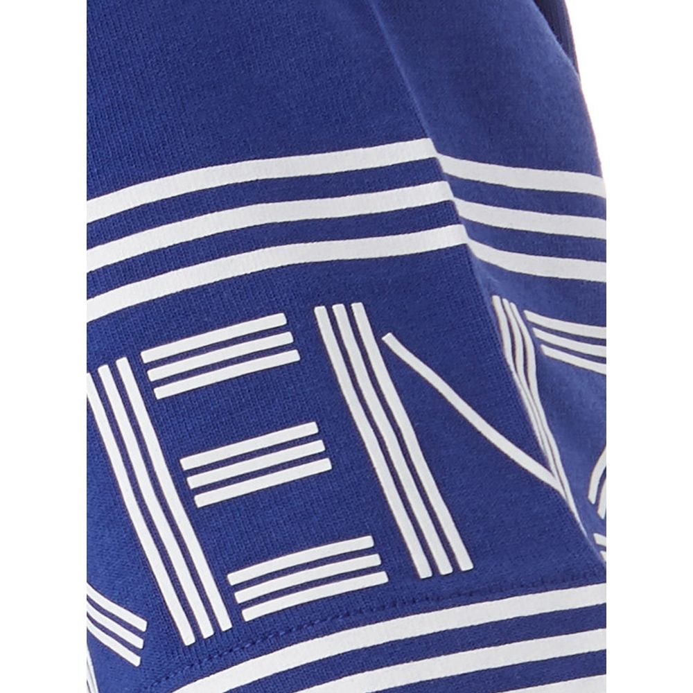 Kenzo Chic Blue Cotton Tee for stilfuld komfort