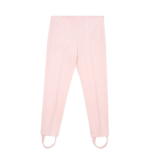 Lardini Elegant Pink Viscose Bukser til Chic Style