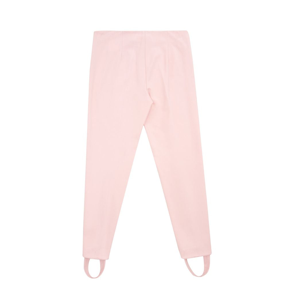 Lardini Elegant Pink Viscose Bukser til Chic Style