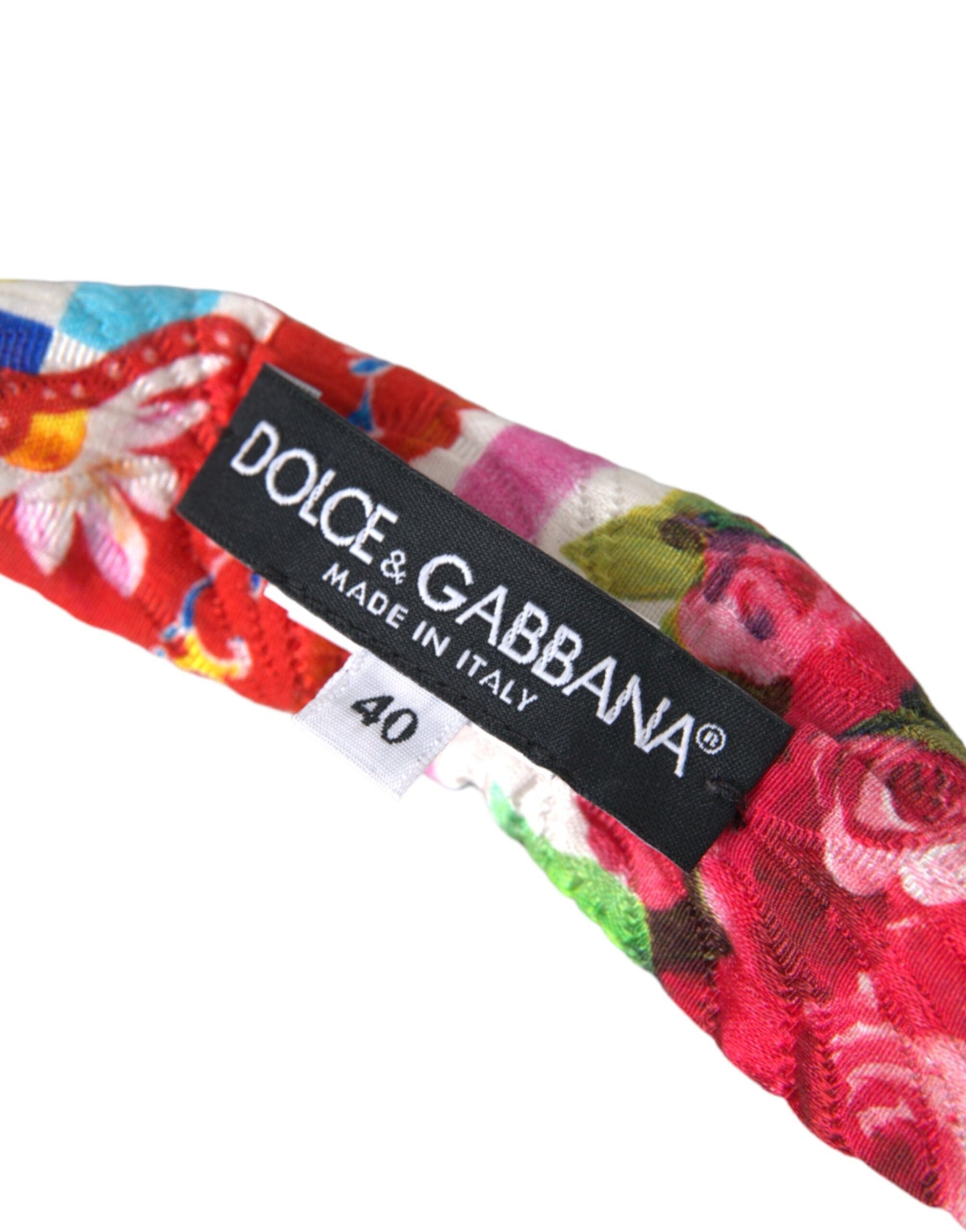 Dolce &amp; Gabbana Multicolor Carretto-print taljebælte