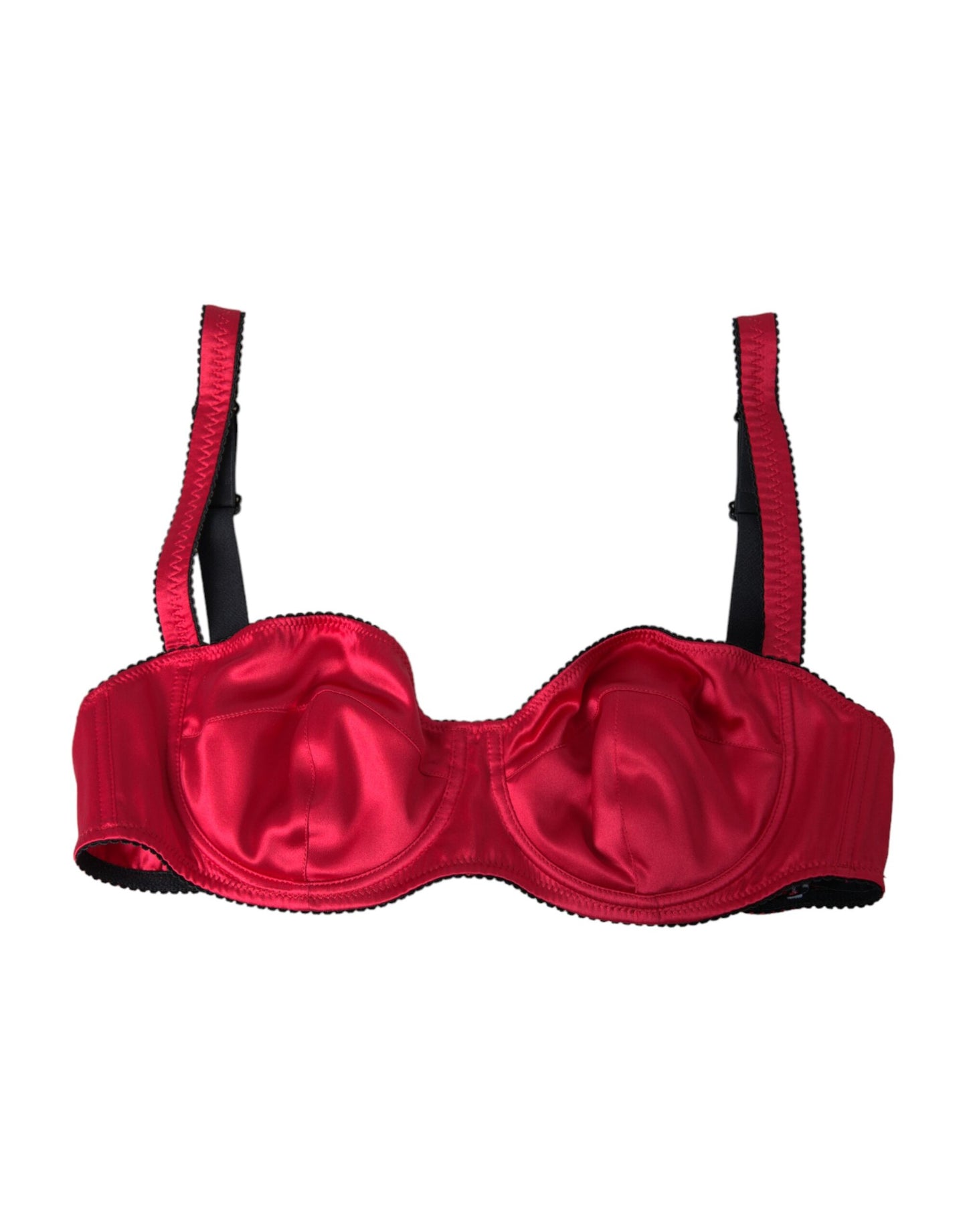 Dolce &amp; Gabbana Bordeaux Silke Stretch Balconcino BH Undertøj