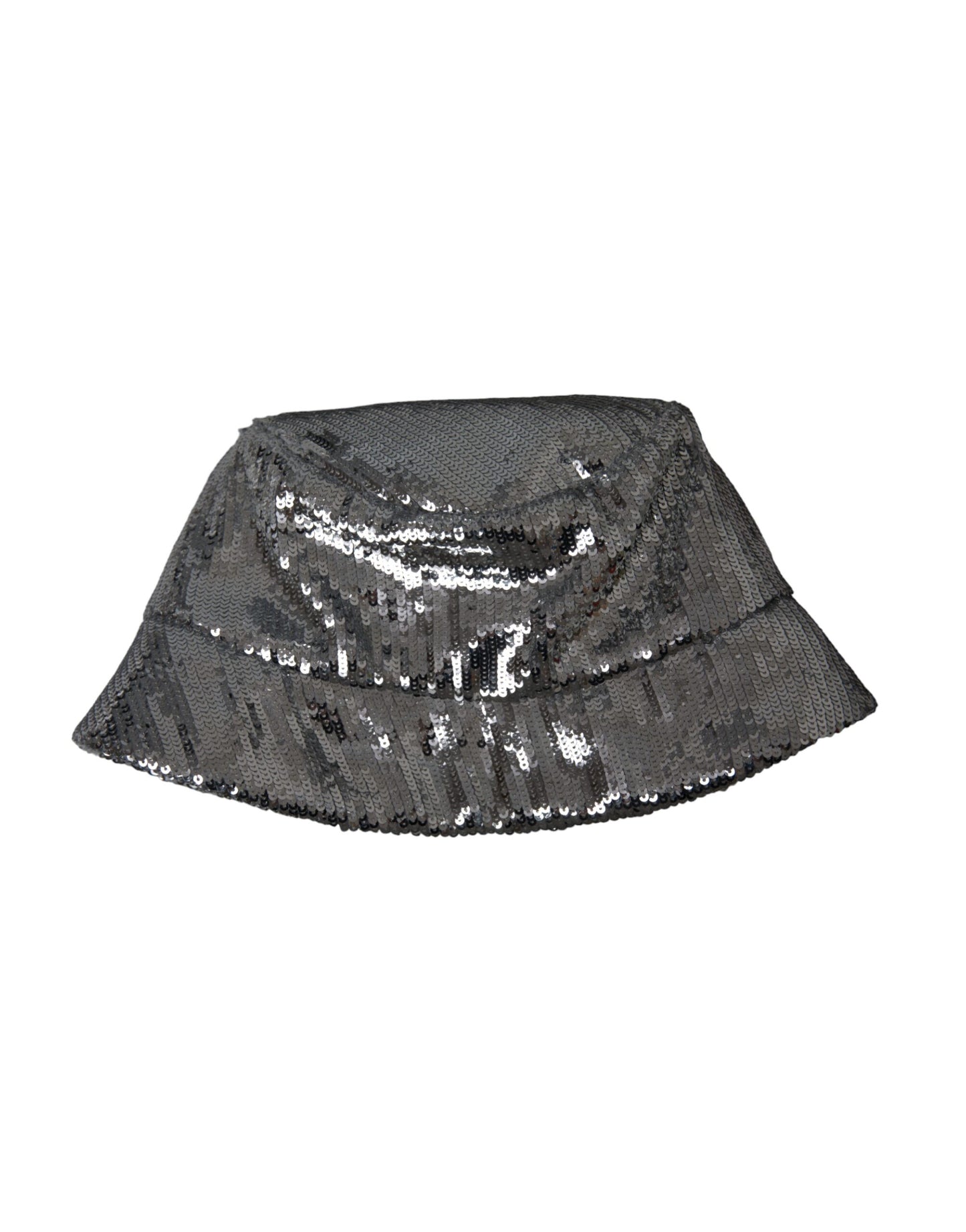 Dolce &amp; Gabbana Sølv pailletter Nylon Bucket Hat Mænd