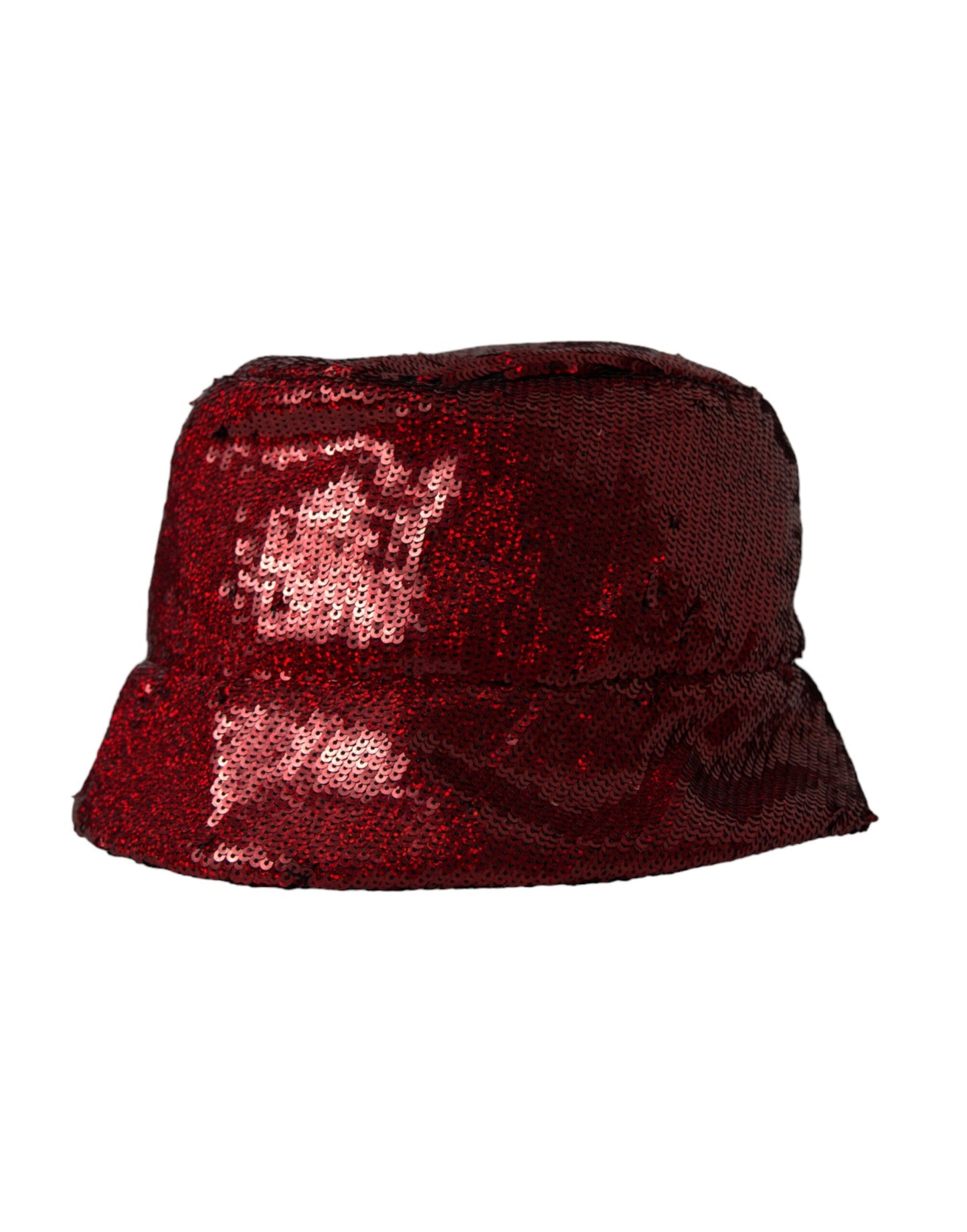 Dolce &amp; Gabbana rød pailletter nylon bøttehat mænd