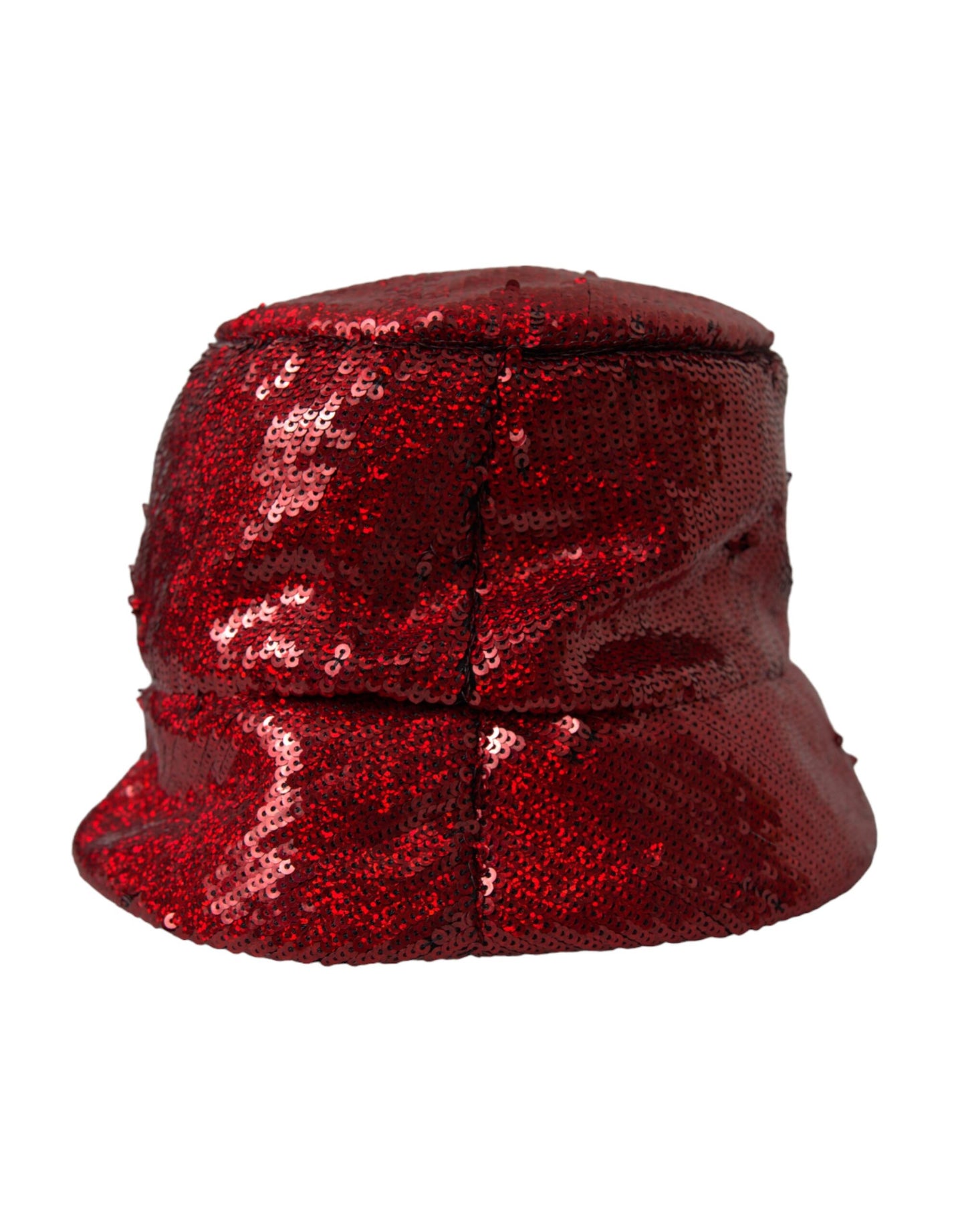 Dolce &amp; Gabbana rød pailletter nylon bøttehat mænd