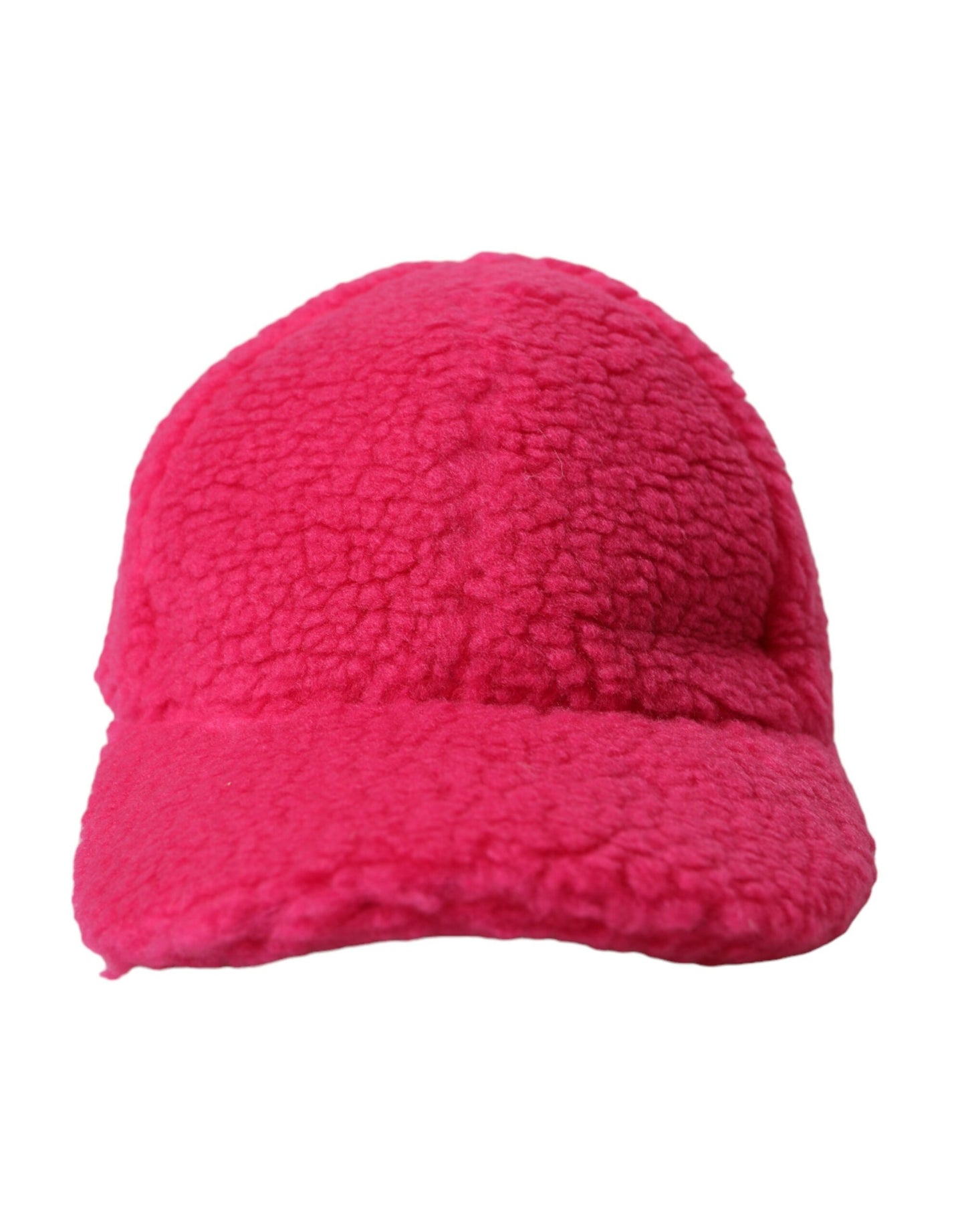 Dolce &amp; Gabbana Pink Fleece Plys Baseball Hat Herre