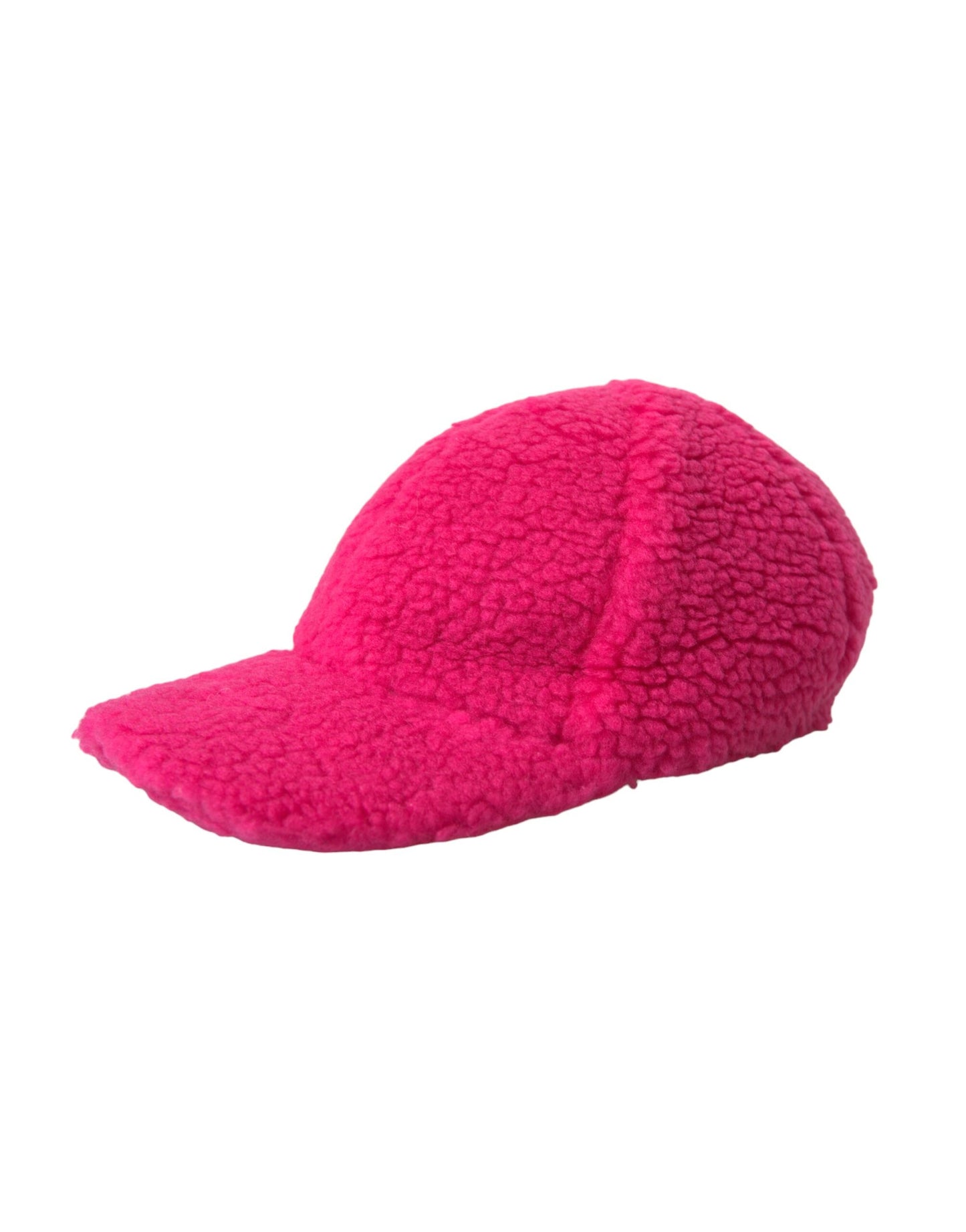 Dolce &amp; Gabbana Pink Fleece Plys Baseball Hat Herre