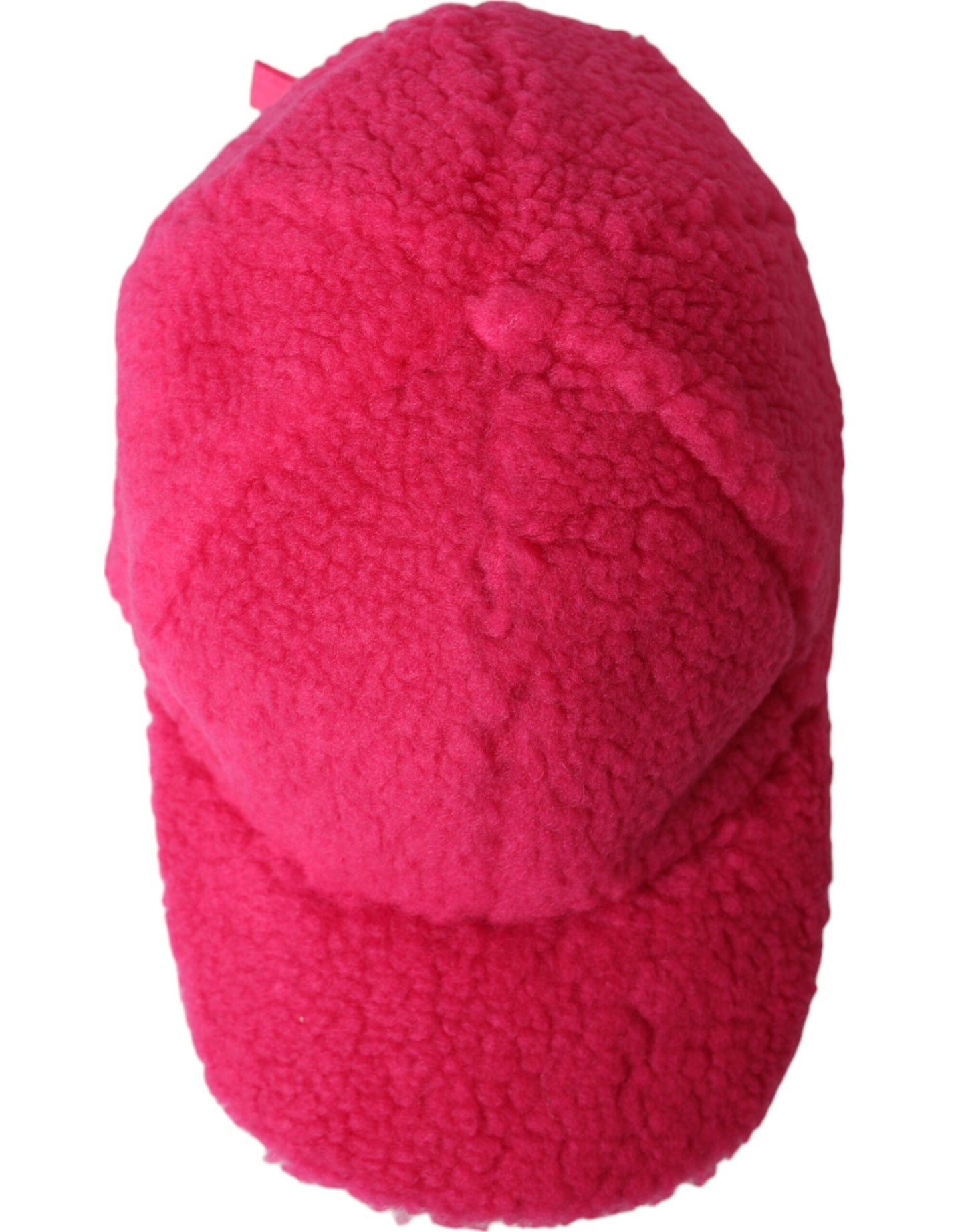 Dolce &amp; Gabbana Pink Fleece Plys Baseball Hat Herre