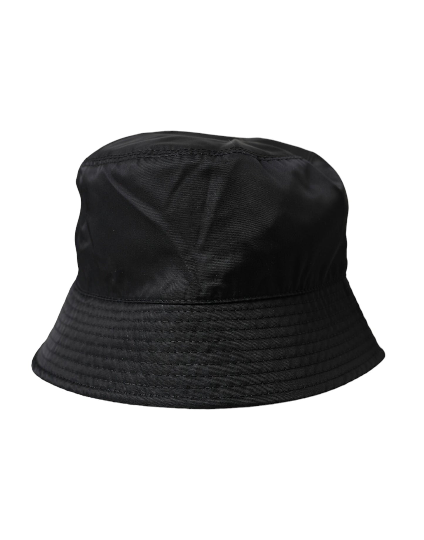 Dolce &amp; Gabbana Sort Bred Skygge Hat Bucket Hat Mænd