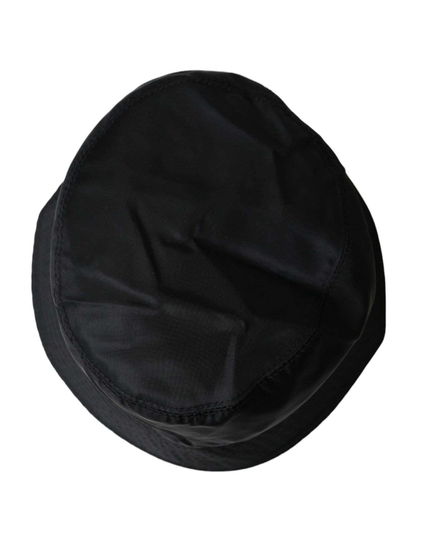 Dolce &amp; Gabbana Sort Bred Skygge Hat Bucket Hat Mænd