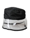 Dolce & Gabbana Sort Polyester Plastic Bucket Hat Herre