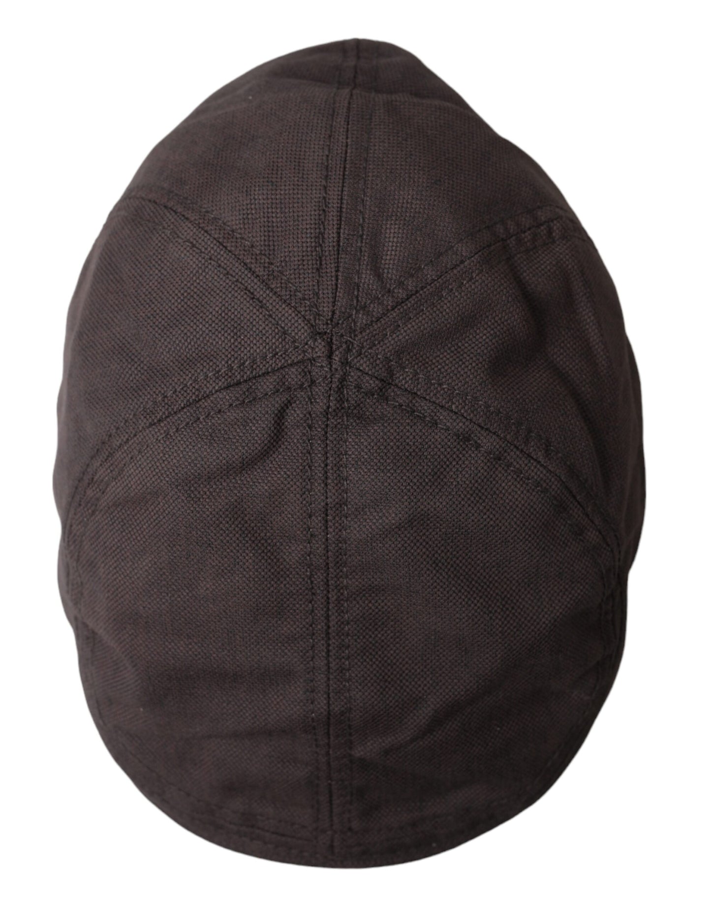 Dolce &amp; Gabbana Brown Nylon Cloth Newsboy Hat Mænd