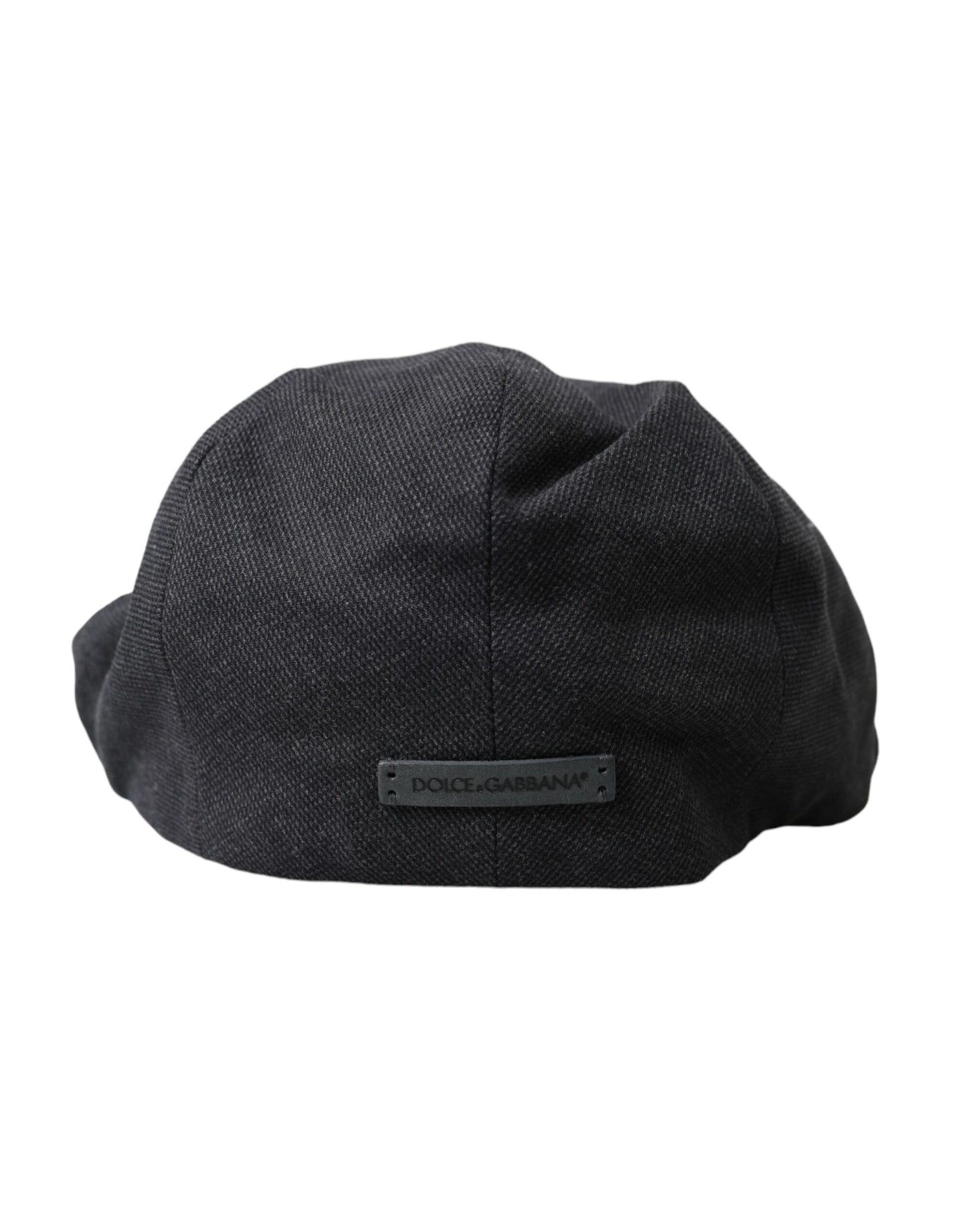 Dolce &amp; Gabbana Grå Bomuldsklud Newsboy Hat Mænd