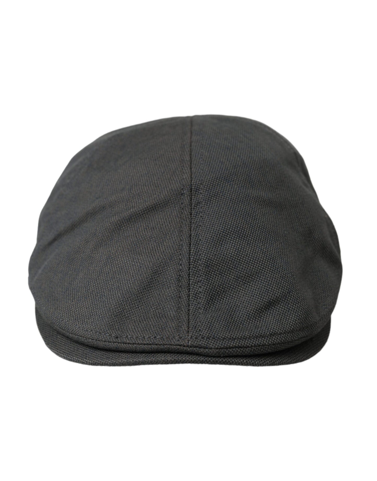 Dolce &amp; Gabbana Mørkegrå Nylon Cloth Newsboy Hat Mænd