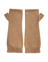 Dolce & Gabbana Brown Cashmere Strikkede Finger Less Handsker