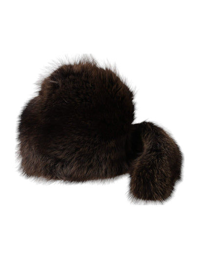 Dolce &amp; Gabbana Kvinder Brown Raccoon Fur Bucket Hat