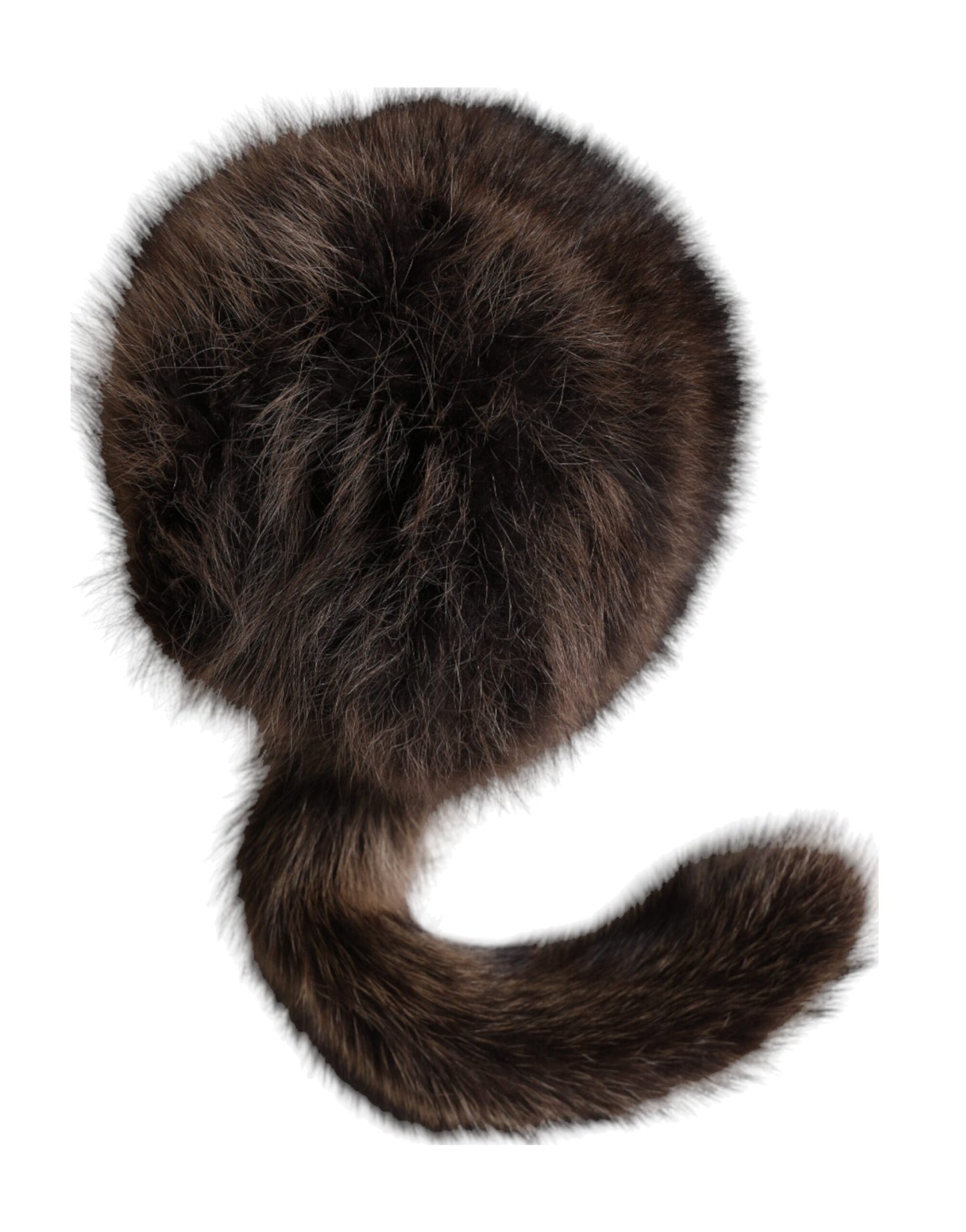 Dolce &amp; Gabbana Kvinder Brown Raccoon Fur Bucket Hat