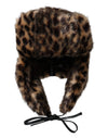 Dolce & Gabbana Multicolor Leopard Pelsfanger Dame Hat