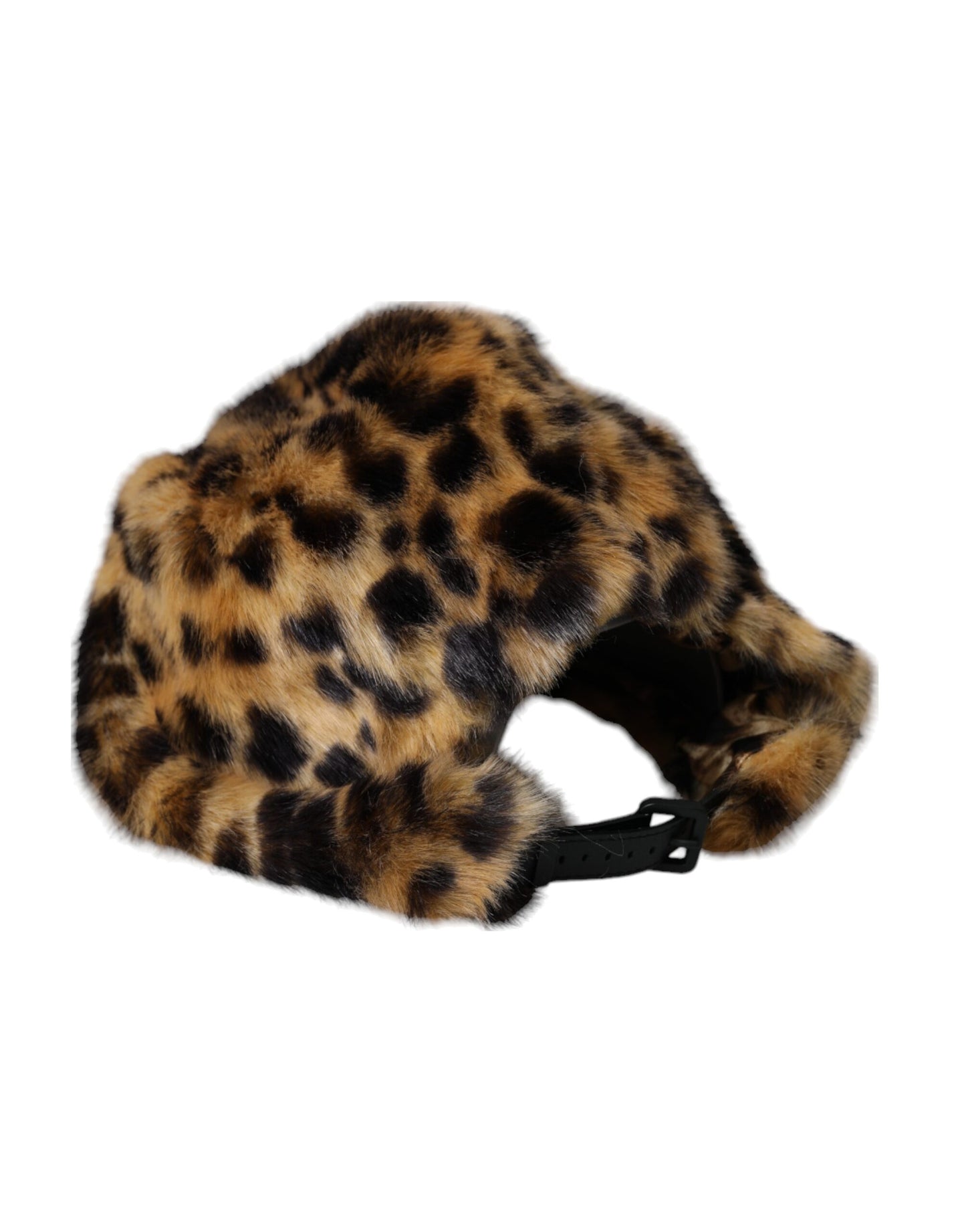 Dolce &amp; Gabbana Brun Leopard Pels Dame Bucket Hat