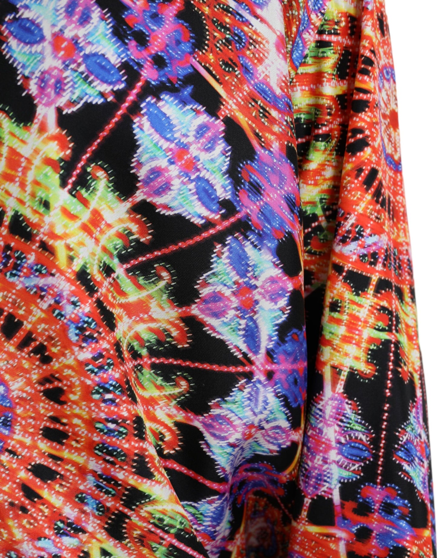 Dolce &amp; Gabbana Multicolor Luminarie Silk Herre Casual skjorte