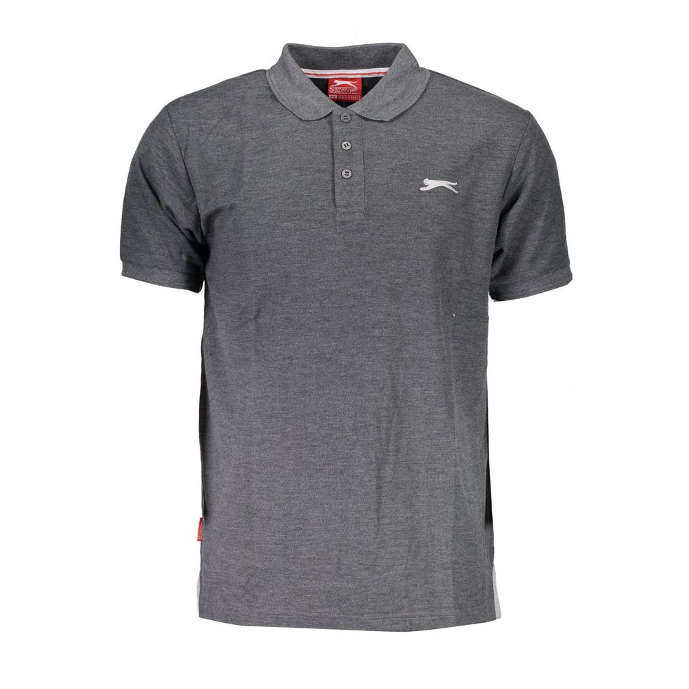 Slazenger grå bomulds poloshirt