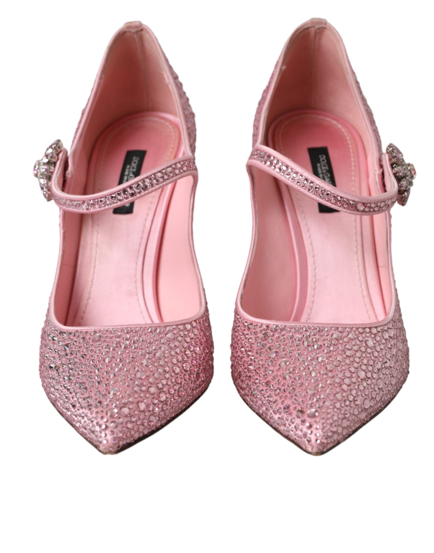 Dolce &amp; Gabbana Pink Strass Krystalhæle Pumps Sko