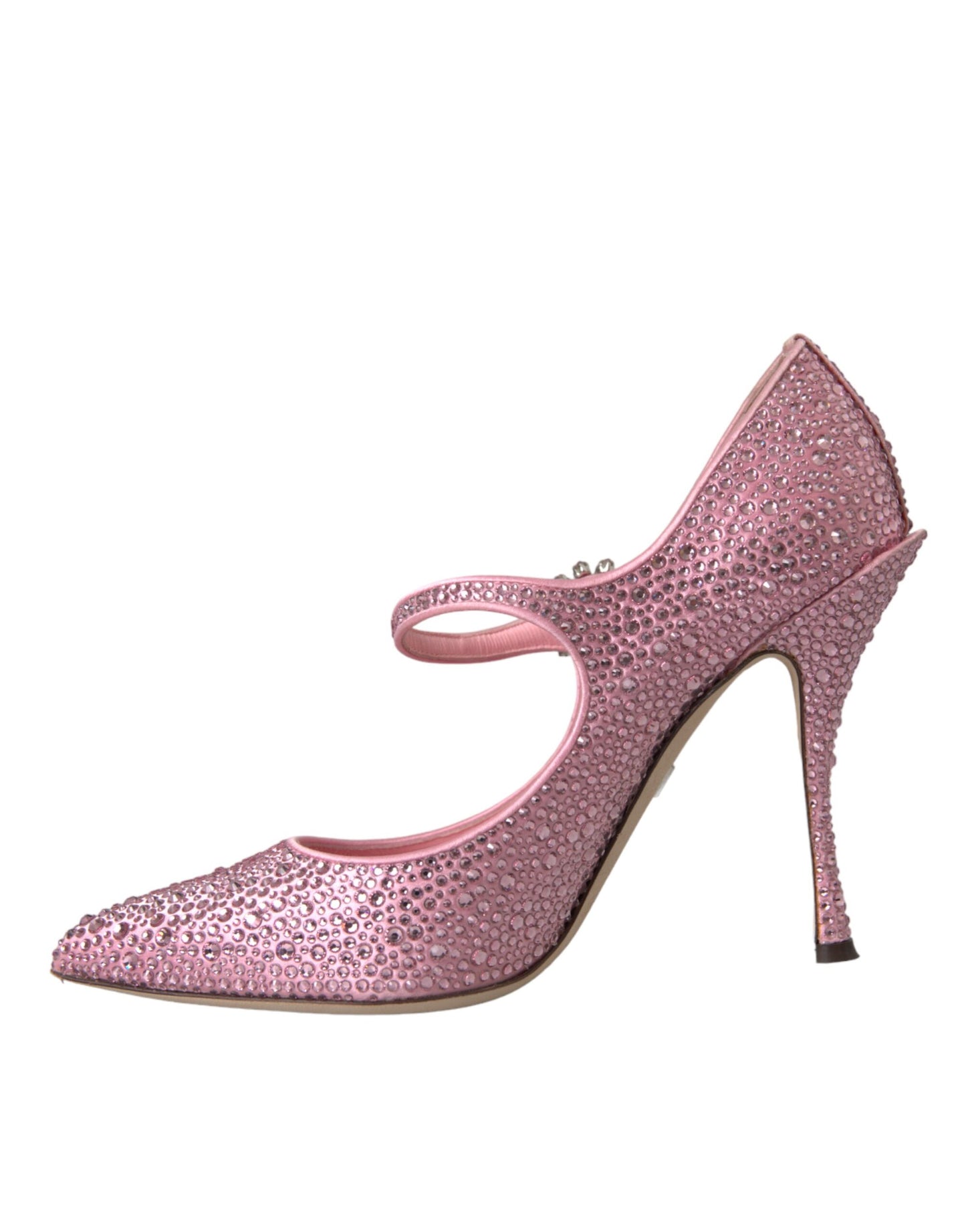 Dolce &amp; Gabbana Pink Strass Krystalhæle Pumps Sko