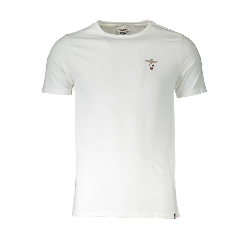 Aeronautica Militare T-shirt i hvid bomuld