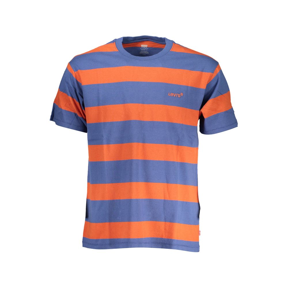 Levi's Blue Cotton Herre T-shirt