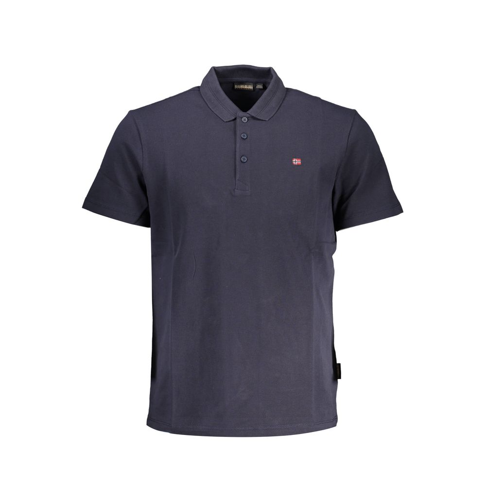 Napapijri Blue Cotton Men Polo