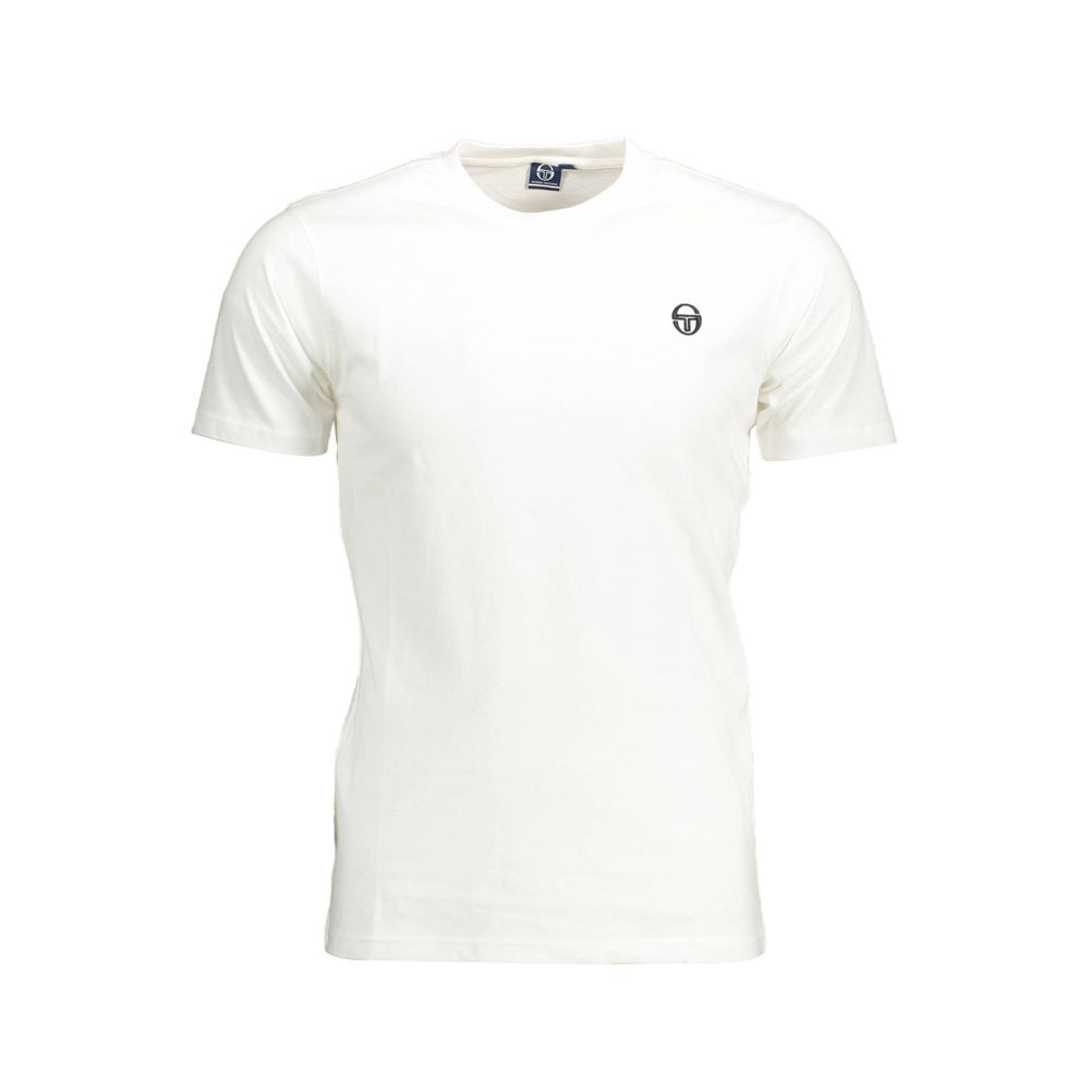 Sergio Tacchini T-shirt i hvid bomuld