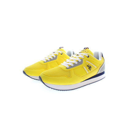 U.S. POLO ASSN. Yellow Polyester Men Sneaker