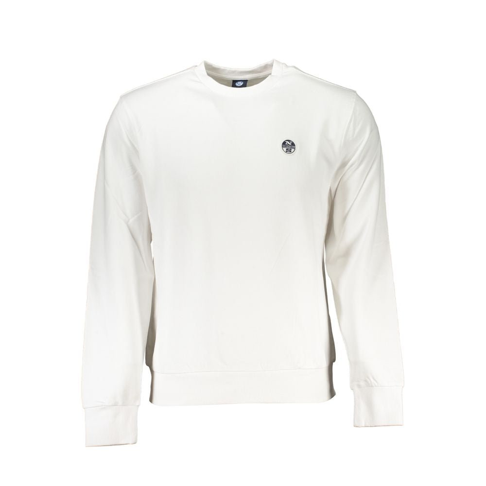 North Sails White Cotton Sweater