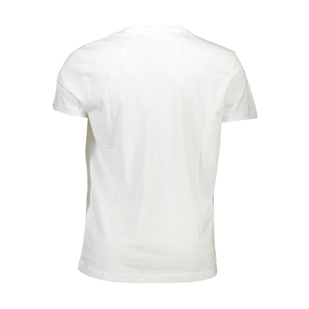 Diesel hvid bomuld herre T-shirt