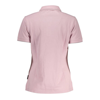 Napapijri Pink bomulds poloshirt til kvinder