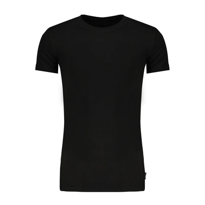 Gaudi Black Cotton T-Shirt