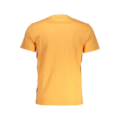 Napapijri Orange T-shirt i bomuld til mænd