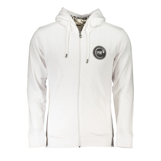 Cavalli Class White Bomuld Sweatshirt til mænd