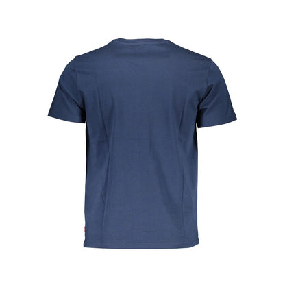 Levi's Blue Cotton Herre T-shirt