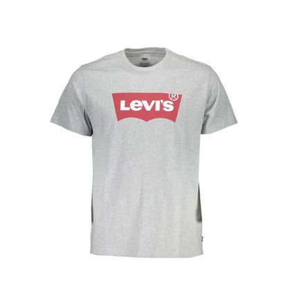 Levi's grå bomulds-t-shirt til mænd